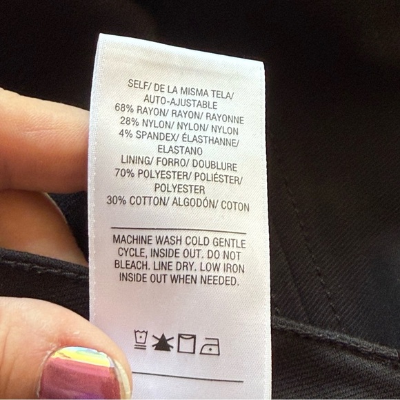 Hudson Womens Black Skinny Split Ankle Jeans Size 28 Stretch Equestrian Preppy - Picture 10 of 10